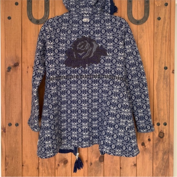 Odd Molly - Wool full zip hooded sweater - style 469 - Picture 2 of 5